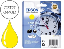 [C13T27044012] INK-JET EPSON 27 WF-3620 / 711 0 / 7610 / 7620 AMARILLO 2.200 PAG