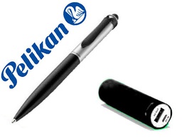 [929625] BOLIGRAFO PELIKAN STOLA II TOUCHPEN TUBO + POWERBANK NEGRO