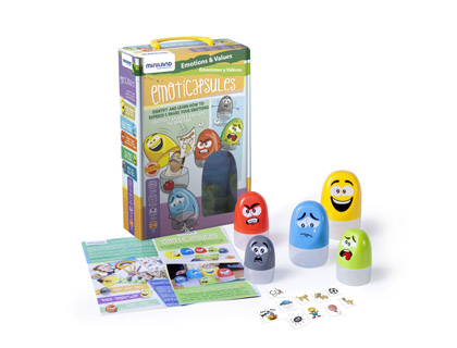 [45401] JUEGO MINILAND EMOTICAPSULES 6 PIEZAS