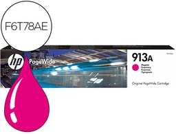 [F6T78AE] INK-JET HP JET 913A PAGEWIDE 352 / 377 / 452 / 477 / P55250 / P57750 MAGENTA 3000 PAGINAS