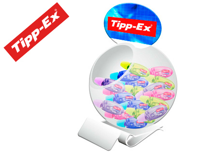 [8794321] CORRECTOR TIPP-EX MICRO TAPE TWIST 5 MM X 8 M EXPOSITOR DE 60 UNIDADES