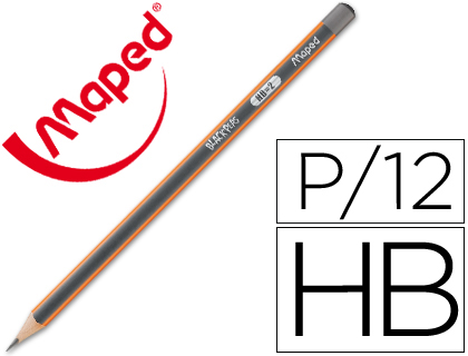 [850021FC] LAPICES DE GRAFITO HB BLACKPEPS MAPED
