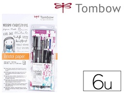 [LS-BEG] SET CALIGRAFIA TOMBOW LETTERING BEGINNER PARA PRINCIPIANTE 6 PIEZAS