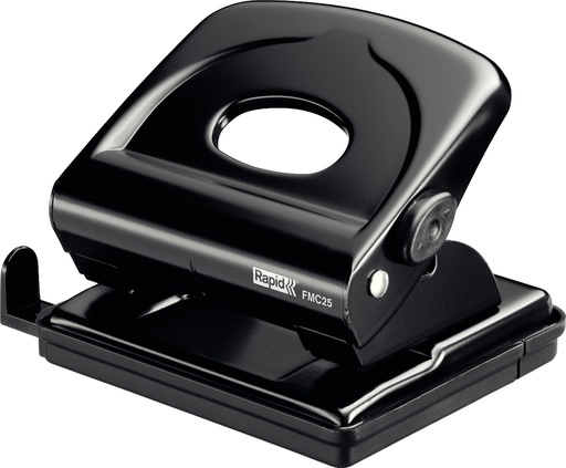 [21835501] TALADRADOR RAPID FMC25 METALICO COLOR NEGRO CAPACIDAD 25 HOJAS