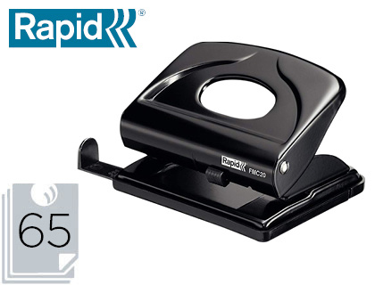 [21835401] TALADRADOR RAPID FMC20 METALICO COLOR NEGRO CAPACIDAD 20 HOJAS