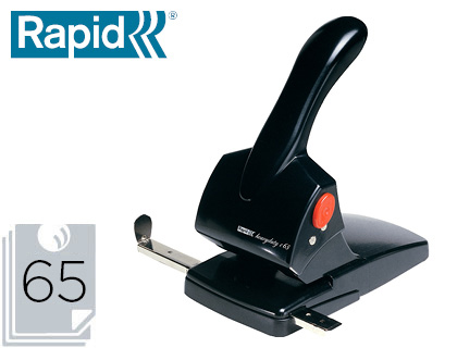 [20922601] TALADRADOR RAPID HDC65 FASHION METALICO/ABS COLOR NEGRO CAPACIDAD 65 HOJAS