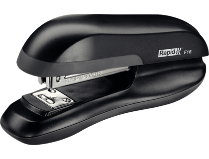 [23810501] GRAPADORA RAPID F16 PLASTICO ABS COLOR NEGRO CAPACIDAD 30 HOJAS USA GRAPAS 24/6 Y 26/6