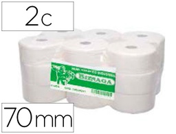 [10220211] PAPEL HIGIENICO JUMBO 2/C CELULOSA BLANCA MANDRIL 70 MM PARA DISPENSADOR KF16756