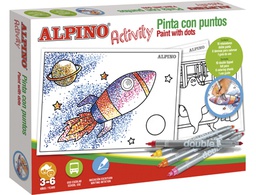 [AC000002] JUEGO ALPINO DIDACTICO ACTIVITY PINTA CON PUNTOS