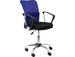 [238GANE] SILLA GIRATORIA Q-CONNECT BRAZOS FIJOS ASIENTO REGULABLEEN ALTURA ALTO 870+100MM LARGO540MM PROFUNDIDAD 530MM AZUL