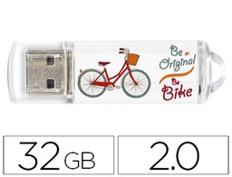 [TEC4005-32] MEMORIA USB TECHONETECH FLASH DRIVE 32 GB 2.0 BE BIKE