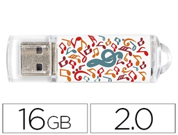 [TEC4003-16] MEMORIA USB TECHONETECH FLASH DRIVE 16 GB 2.0 MUSIC DREAM
