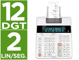 [FR-2650RC] CALCULADORA CASIO IMPRESORA PANTALLA LC PAPEL 58 MM IMPRESION BICOLOR FR-2650RC 12 DIGITOS DC COLOR BLANCO