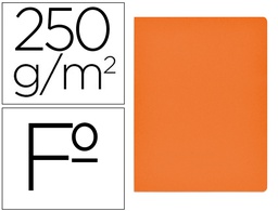 [400040653] SUBCARPETA CARTULINA GIO SIMPLE INTENSO FOLIO NARANJA 250G/M2