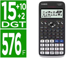 [FX-570SPX II CLASSWIZ] CALCULADORA CASIO FX-570SPX II CLASSWIZ CIENTIFICA 576 FUNCIONES 9 MEMORIAS 15+10+2 DIGITOS CODIGO QR CON TAPA