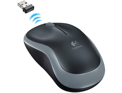 [910-002235] RATON LOGITECH OPTICO INALAMBRICO NANO RECEPTOR M185 GRIS