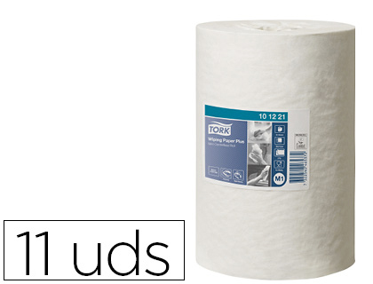 [101221] PAPEL SECAMANOS TORK SECADO EXTRA ANCHO 215 MM LARGO 74,9 MT 2 CAPAS PARA DISPENSADOR M1 PAQUETE DE 11 UNIDADES