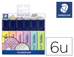 [364 CWP6] ROTULADOR TEXTSURFER CLASSIC 364 PASTEL &amp; VINTAGE BOLSA DE 6 UNIDADES COLORES SURTIDOS