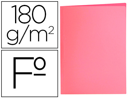[SC39] SUBCARPETA LIDERPAPEL FOLIO ROSA PASTEL 180G/M2