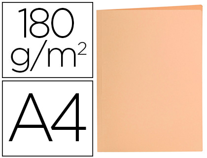 [SC30] SUBCARPETA LIDERPAPEL A4 NARANJA PASTEL 180G/M2