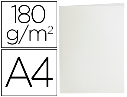 [SC29] SUBCARPETA LIDERPAPEL A4 BLANCO 180G/M2