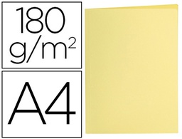 [SC27] SUBCARPETA LIDERPAPEL A4 AMARILLO PASTEL 180G/M2