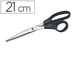 [T2100] TIJERA OFICINA FAIBO ACERO INOXIDABLE 21 CM EMPUÑADURA ERGONOMICA EN BLISTER