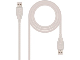 [10.01.0302] CABLE USB 2.0 NANOCABLE TIPO USB-A(MACHO) A USB-A(MACHO) 1,8 MT
