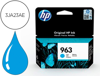[3JA23AE] INK-JET HP 963 OFFICEJET PRO 9010 / 9020 / 9022 / 9023 / 9025 CIAN 700 PAGINAS