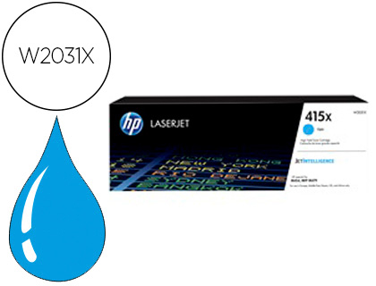 [W2031X] TONER HP 415X LASER COLOR M454 / MFP M479 CIAN 6000 PAGINAS