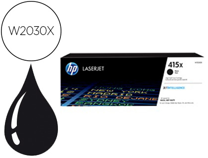 [W2030X] TONER HP 415X LASER COLOR M454 / MFP M479 NEGRO 7500 PAGINAS