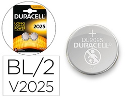 [990352] PILA DURACELL ALCALINA BOTON CR2025 BLISTER 2 UNIDADES