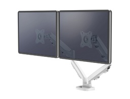 [9683501] BRAZO PARA MONITOR FELLOWES SERIE EPPA AJUSTABLE ALTURA 2 PANTALLAS NORMATIVA VESA HASTA 10 KG BLANCO
