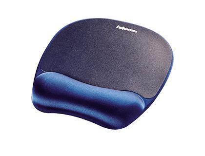[9172801] ALFOMBRILLA PARA RATON FELLOWES CON REPOSAMUÑECAS DE ESPUMA MEMORY FOAM AZUL 230X196X20 MM