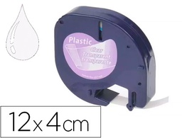 [KF18837] CINTA Q-CONNECT 12MM X 4MT TRANSPARENTE PARA MAQUINA LETRATAG