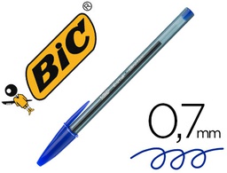[992605] BOLIGRAFO BIC CRISTAL ULTRAFINE PUNTA FORMA AGUJA 0,7 MM AZUL