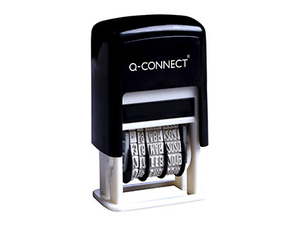[KF14526] FECHADOR Q-CONNECT ENTINTAJE AUTOMATICO 4 MM COLOR NEGRO