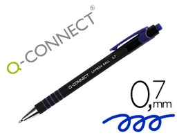 [KF00673] BOLIGRAFO Q-CONNECT RETRACTIL CON GRIP 0,7 MM COLOR AZUL