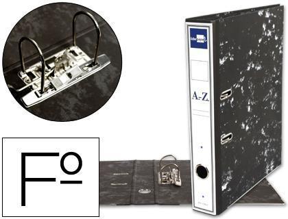 [AY02] ARCHIVADOR DE PALANCA LIDERPAPEL FOLIO CLASSIC CARTON ENTRECOLADO CON RADO LOMO 52MM NEGRO COMPRESOR METALICO