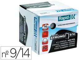 [24871500] GRAPAS RAPID SUPER STRONG GALVANIZADAS Nº 9/14 CAJA DE 5000 UNIDADES