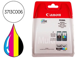 [3713C006] INK-JET CANON 560 PIXMA TS5350 / TS5351 / TS5352 / TS5353 PACK NEGRO AMARILLO CIAN MAGENTA 180 PAGINAS