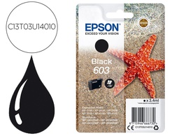 [C13T03U14010] INK-JET EPSON 603 XP-2100 / 2105 / 3100 / 4100 / WF-2810 / 2830 / 2835 / 2850 NEGRO 150 PAGINAS