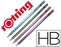 [2090067] LAPICES DE GRAFITO ROTRING METALLIC HB CUERPO COLORES SURTIDOS