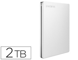 [HDTD320ES3EA] DISCO DURO EXTERNO TOSHIBA CANVIO SLIM HDD 2,50\&quot; 5.000 MBIT/S USB 3.0 2 TB COLOR BLANCO