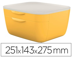 [53570019] FICHERO CAJONES DE SOBREMESA LEITZ COSY 2 CAJONES AMARILLO