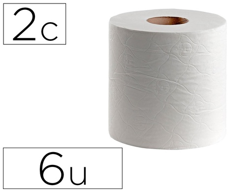 [DJQ42135R] PAPEL SECAMANOS DAHI 2 CAPAS CELULOSA LISA 210 MM X 150 MT PAQUETE DE 6 ROLLOS