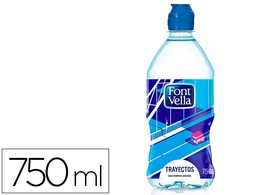 [158852] AGUA MINERAL NATURAL FONT VELLA BOTELLA DE 750 ML
