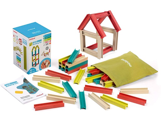 [32250] JUEGO DIDACTICO MINILAND CONSTRUCCION ECO BEAMS BUILDING 32 PIEZAS