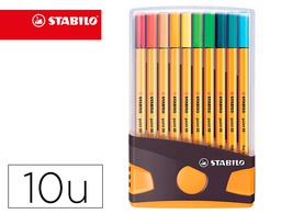 [8820-03-05] ROTULADOR STABILO PUNTA DE FIBRA POINT 88 COLOR PARADE ANTRACITA/NARANJA ESTUCHE DE 20 UNIDADES COLORES SURTIDOS