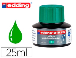 [BTK25-04] TINTA ROTULADOR EDDING PIZARRA BLANCA BTK-25 COLOR VERDE FRASCO DE 25 ML
